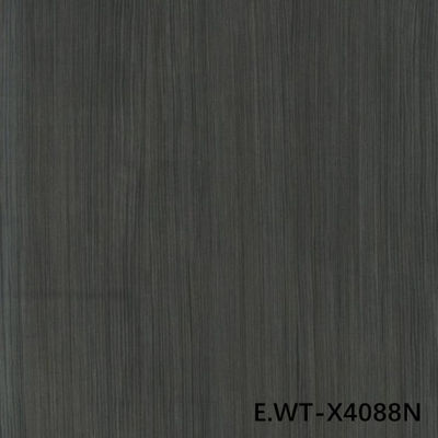 High-End Thiết kế gỗ veneer Walnut châu Âu E.WT-X4088N Quarter Cut thẳng màu nâu đậm E0 Grade cho nhà máy tủ