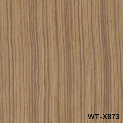 High-End Thiết kế gỗ veneer hạt óc chó tự nhiên WT-X873 hạt thẳng hạt dọc 0.15mm-0.6mm Cho đồ nội thất