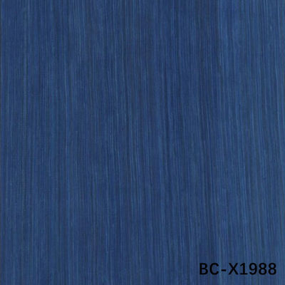 High-End Thiết kế gỗ veneer Bule Classic BC-X1988 thẳng hạt nhuộm màu cho trang trí khách sạn Sample Copy