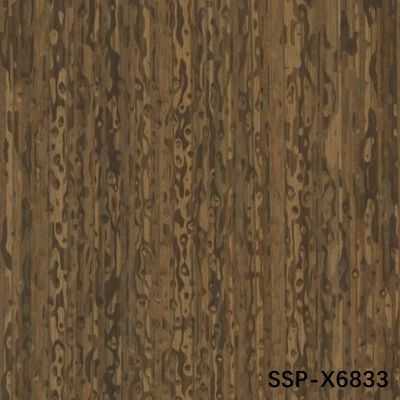 Mô phỏng gỗ veneer Sapele Pommele 0.45mm Độ dày cho nhạc cụ Nội thất xe