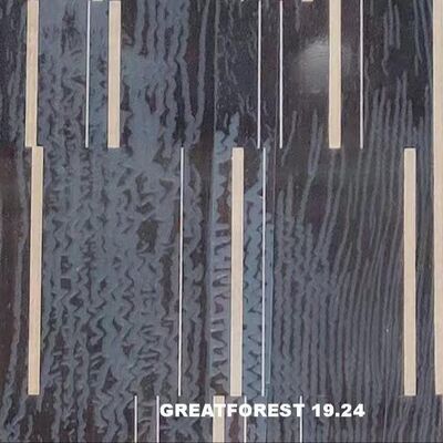 Nghệ thuật gỗ Parquet Veneer Collage đối xứng Mô hình hình học giàu màu sắc Sơn gỗ 0,55mm