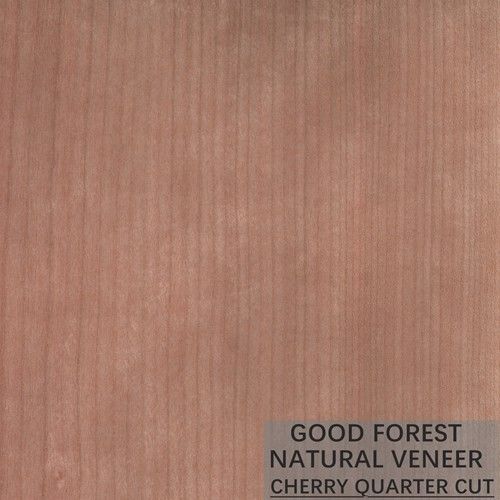Trang trí Veneer anh đào tự nhiên Cắt màu hun khói Phổ biến
