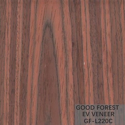 Thiết kế gỗ Veneer Đỏ Santos Rose gỗ 2850mm chiều dài Kích thước Đối với cửa và mặt tủ SZ-L220C/595C/3305C/6155C/5965C