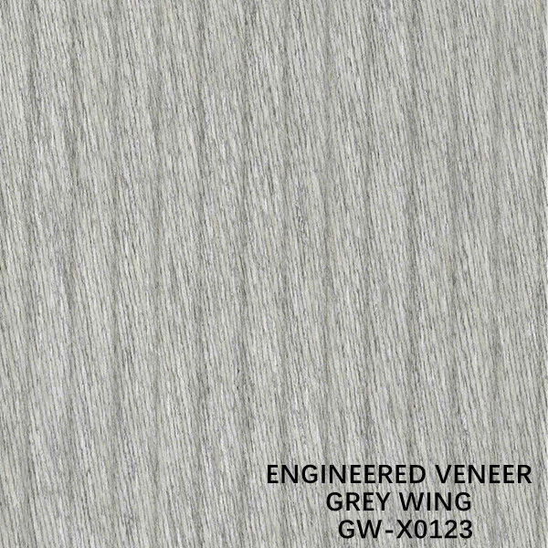 ISO trang trí 3100mm Thiết kế gỗ veneer cánh bất thường hạt kỳ lạ màu xám GW-X0123/X0133