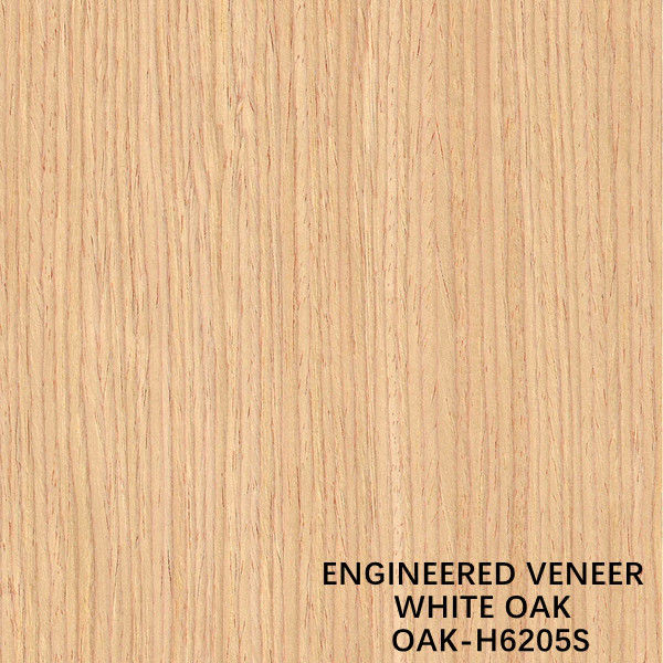 Da cửa Gỗ veneer kỹ thuật OEM Gỗ sồi trắng Hạt dọc màu vàng H6205S 2500-3100mm