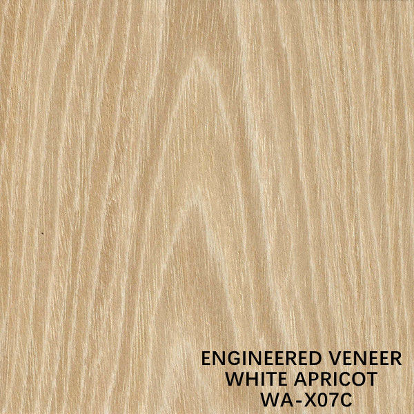 Quả mơ tự nhiên X07C Crown Cut Man Made Veneer cho mặt Veneer của cửa / tủ