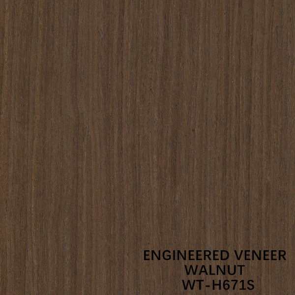 Ván ép gỗ óc chó màu đen tái chế H671s Slice Cut Technics Vertical Grain Giá tốt từ nhà máy Trung Quốc cho cửa