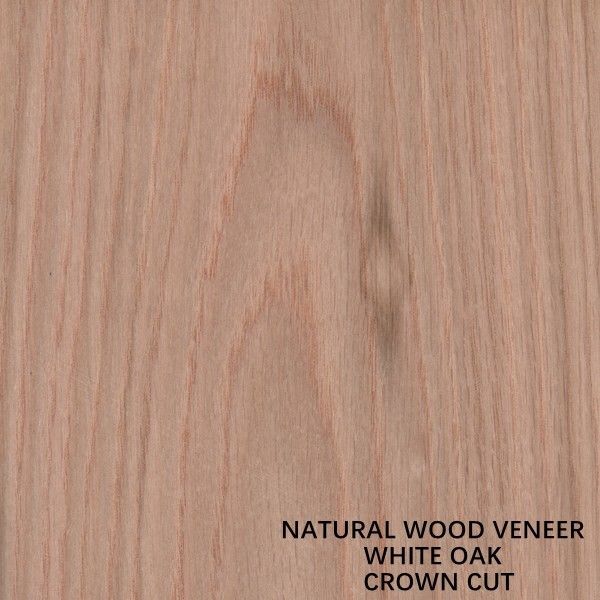 Gỗ Veneer Gỗ Sồi Tự Nhiên Mỹ Cắt Phẳng Vương Miện Cắt Hạt AAA Độ Dày 0.5-0.55mm Cho Mặt Tủ Trung Quốc