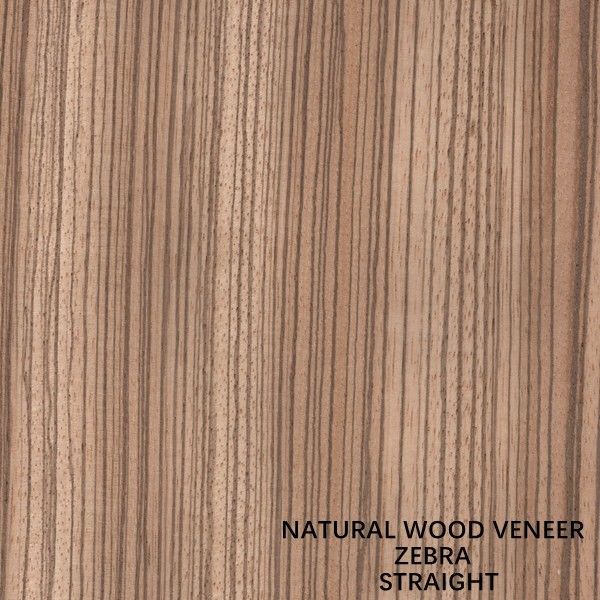 Tây Phi Veneer gỗ ngựa vằn tự nhiên Zebrano quý cắt thẳng hạt chất lượng cao cho nội thất xe hơi Trung Quốc làm cho