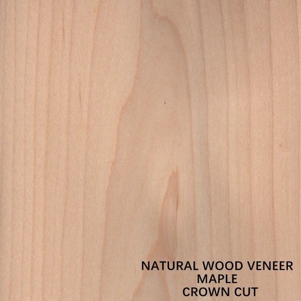 Gỗ phong tự nhiên của Mỹ Veneer Flat Cut Crown Độ dày cắt 0,5mm Chất lượng tốt cho đồ nội thất và nhạc cụ