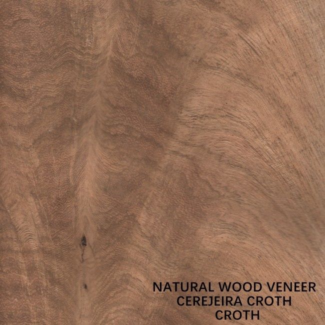 Trang trí khách sạn America Natural Cherry Crotch Veneer Lớp Aaa Hạt đặc biệt