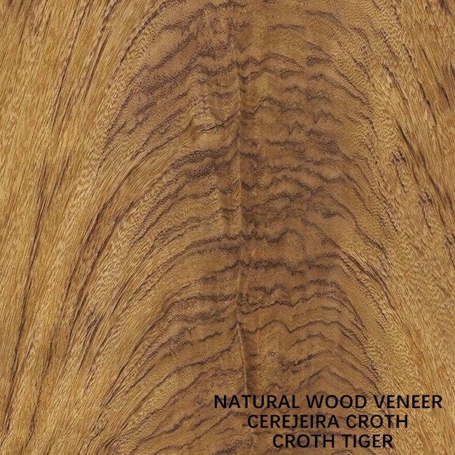 America Natural Cherry Crotch Veneer Special Tiger Grain để trang trí khách sạn