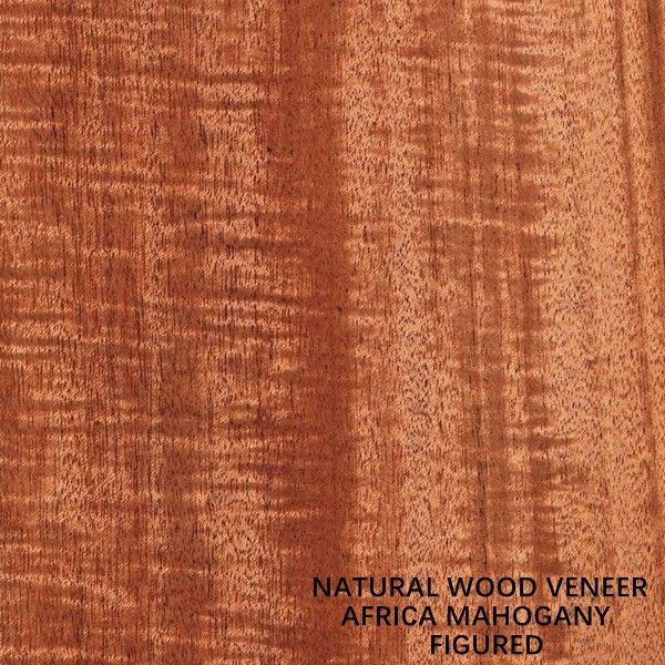 OEM gỗ Mahogany tự nhiên Veneer hình hạt thẳng 2500-3100MM cho da cửa