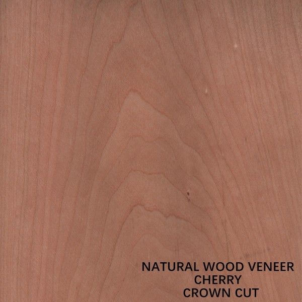 Flat Cut Crown Cắt veneer gỗ anh đào tự nhiên 0,15-0,5mm cho mặt bảng và đồ nội thất