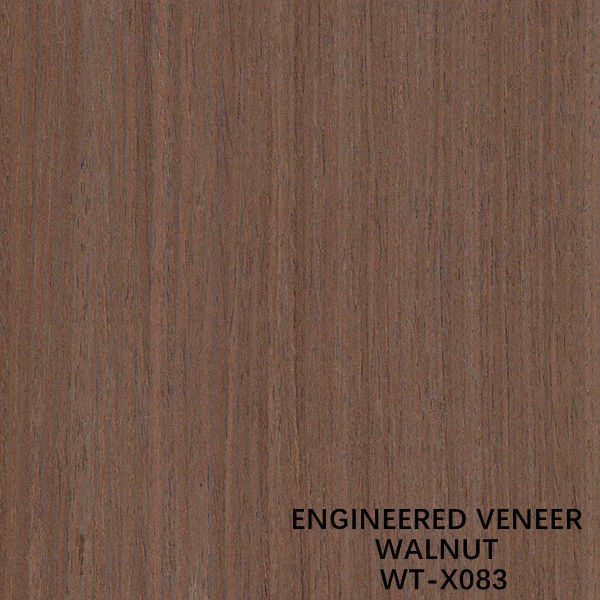 Phân chế gỗ óc chó veneer hạt thẳng tùy chỉnh chiều dài 2030mm cho mặt đồ nội thất WT-X083