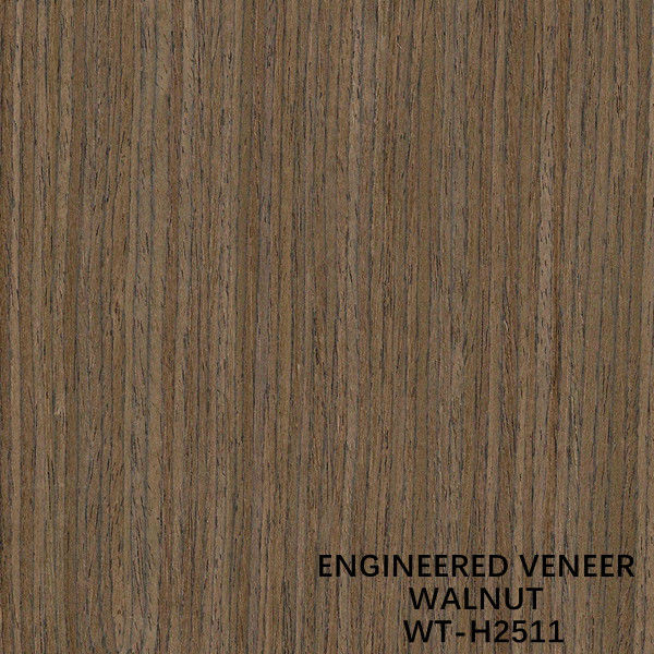 Veneer gỗ kỹ thuật óc chó nhân tạo cho mặt đồ nội thất và tủ 3100mm chiều dài WT-H2511