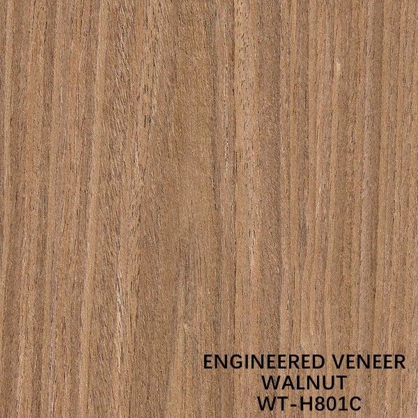 Veneer Gỗ Óc Chó Tái Tạo Cắt Phẳng Vân Gỗ Vành Khuyên Dùng Cho Cửa và Cửa Sổ Độ Dày 0.15-0.55mm WT-H801C