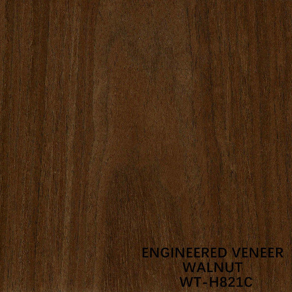 Crown Grain Màu nâu sẫm Veneer gỗ óc chó cho mặt tủ 2500-3100mm Tùy chỉnh