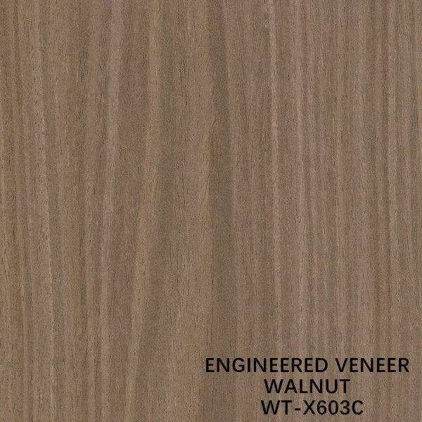 Vương miện gỗ veneer được thiết kế theo tiêu chuẩn ISO Cắt màu nâu cho mặt cửa và tủ