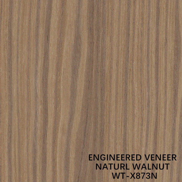 Top A Veneer gỗ kỹ thuật Walnut Quater Crown Grain 2030/2500/2800/3050mm Chiều dài