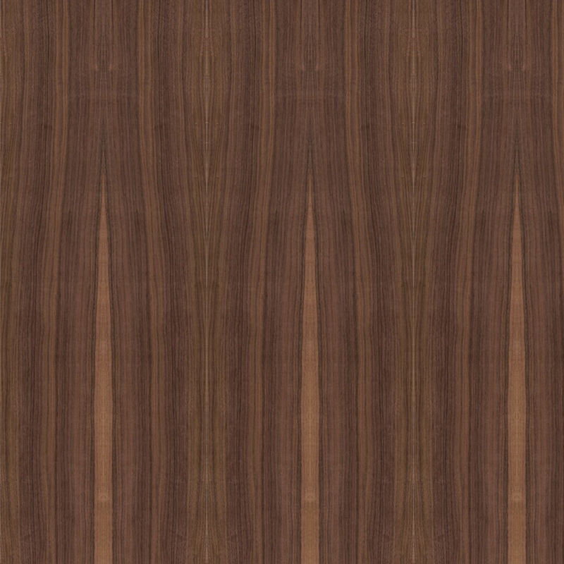 Fancy Walnut Plywood Quarter Grain Kích thước tiêu chuẩn 2440 * 1220 Carb P1 / P2 Chứng nhận cho nhà máy sản xuất cửa và tủ