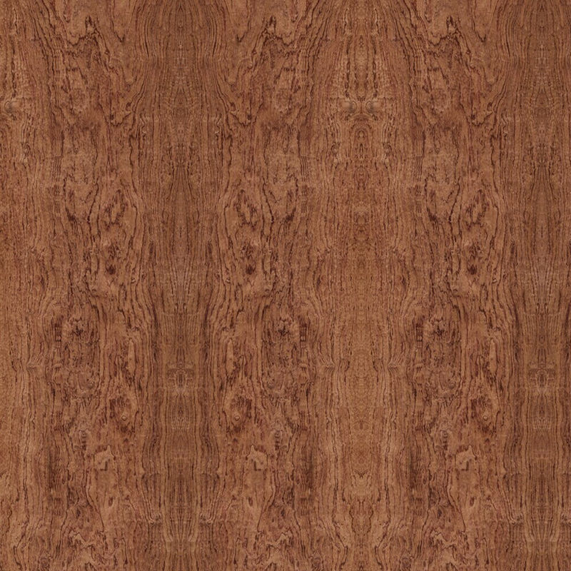 Fancy Bubinga Plywood Cluster Grain Chất lượng cao để trang trí khách sạn 2440/2745 / 3050mm Kích thước kéo dài Nhà máy Trung Quốc