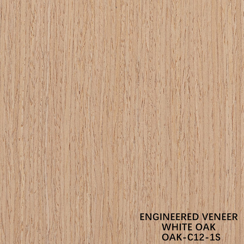 Mô phỏng gỗ Veneer Oak trắng 12-1s hạt thẳng 0.15-0.55mm Cho trang trí