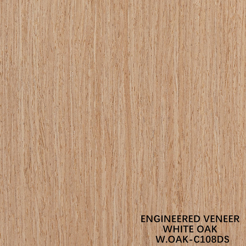 Fancy tái hợp gỗ veneer tấm White Oak 108DS kéo dài 2500-3100mm cho trang trí