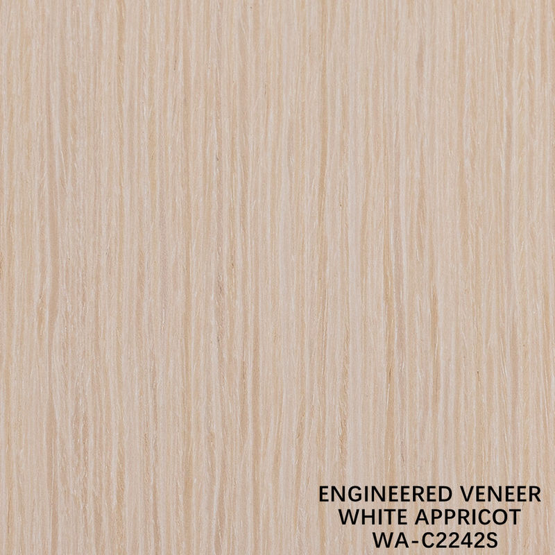 Fancy tái hợp gỗ veneer hạt thẳng 2242S 0.15-0.6mm cho cửa nội thất