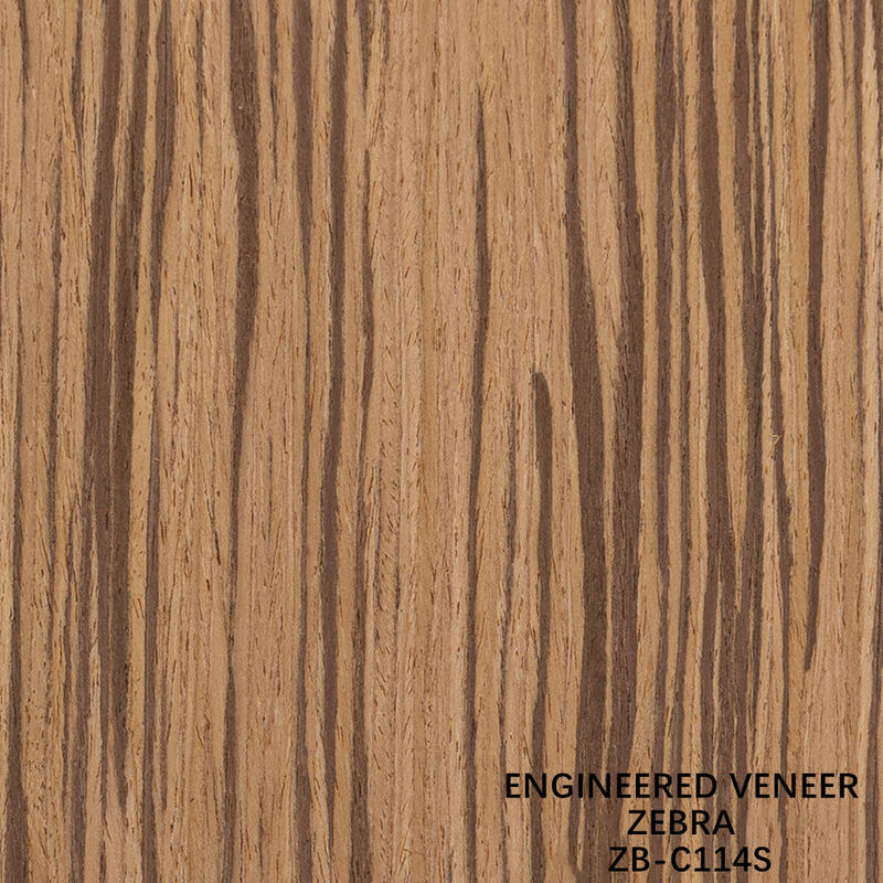 Đường thẳng Zebra tái tạo gỗ veneer nội thất bảng trang trí 2500mm ZB-114S / 115S