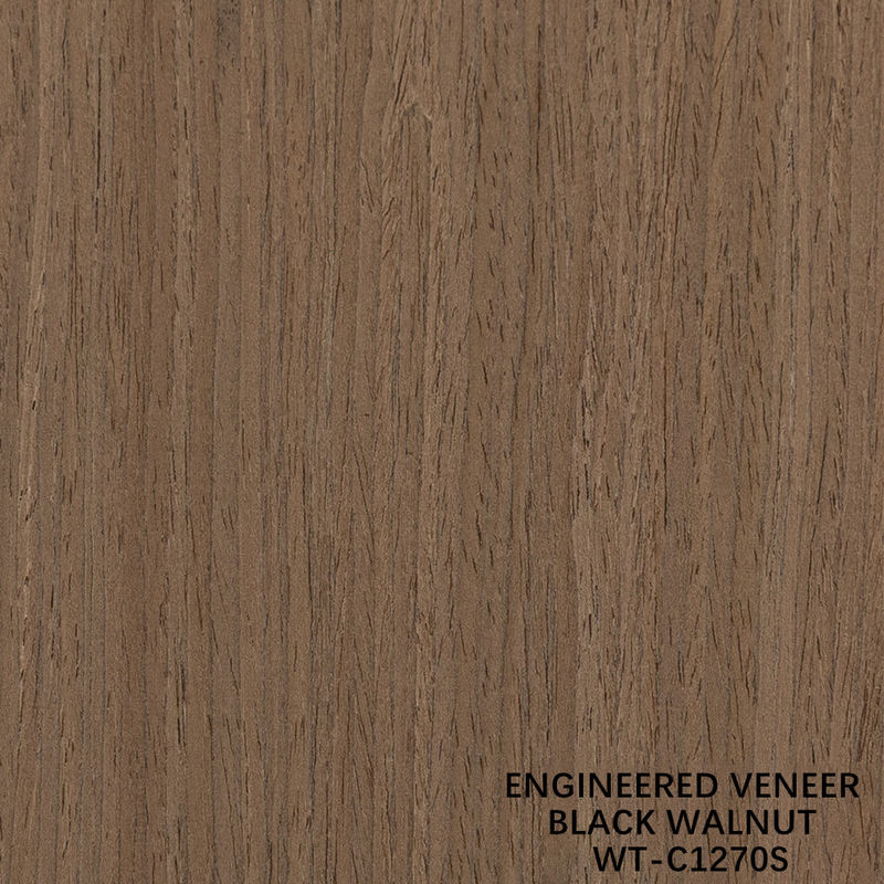 Lớp veneer gỗ óc chó Hoa Kỳ tái tạo 0.15-0.60mm Dịch vụ tùy chỉnh Quarter Cut Fine Line For Decoration
