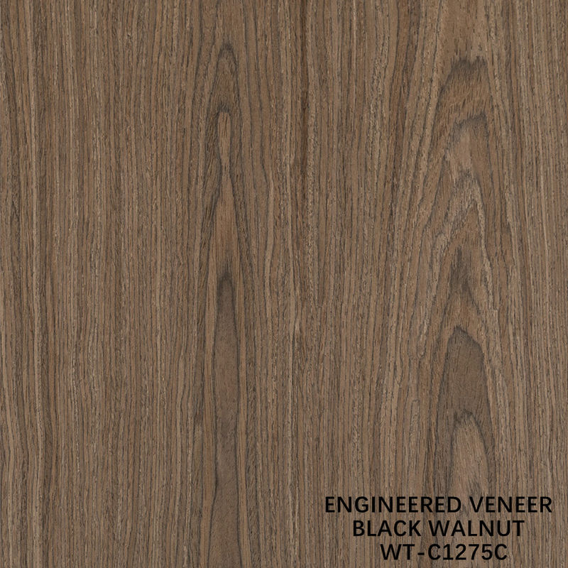 Mẫu gỗ tự nhiên veneer Crown Cut Walnut kích thước tiêu chuẩn 2500 * 640 cho bảng trang trí nội thất