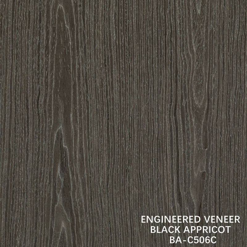 Top A Thiết kế gỗ veneer rửa đen dưa chuột vương miện hạt màu tối cho trang trí phòng khách sạn