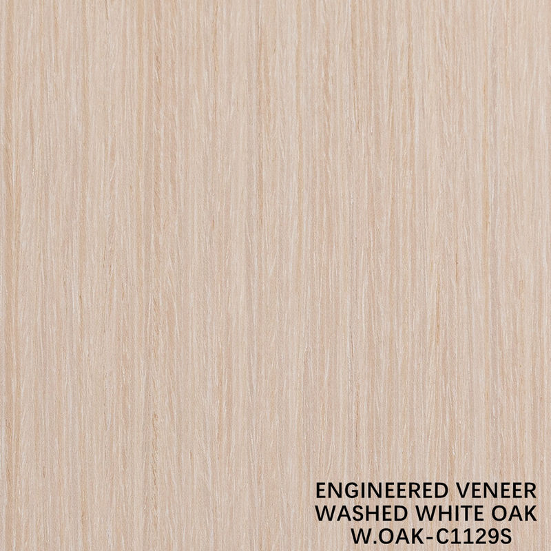 Lớp veneer gỗ sồi được rửa bằng người làm 0.15-0.55 mm Độ dày tùy chỉnh cho khách sạn và trang trí nhà Trung Quốc làm