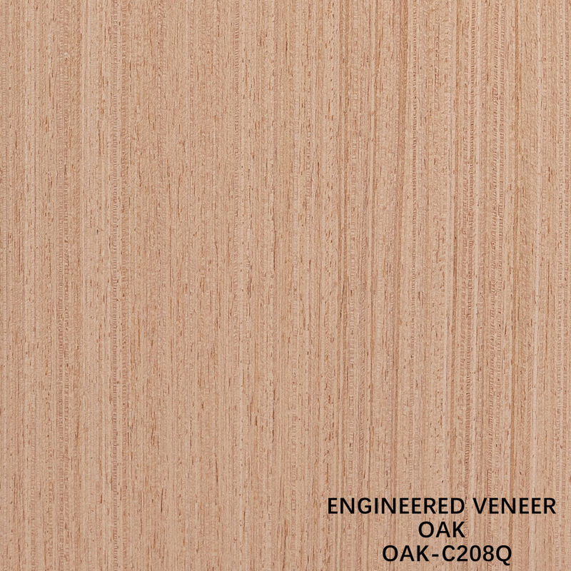 American Oak kỹ thuật gỗ veneer Quarter slice cắt 0,5mm Độ dày cho cửa và mặt tủ