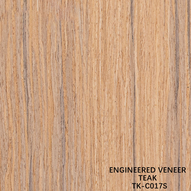 Recon Wood Veneer Of Teak Slice Cut Technics With Straight Grain For For Door Face Lớn kích thước 2850mm