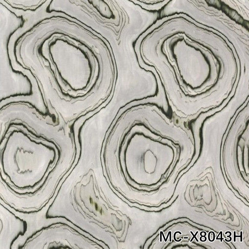 High-End Custom MC-X8043H Thiết kế gỗ veneer của Moscovite Ring hạt cho bảng tường