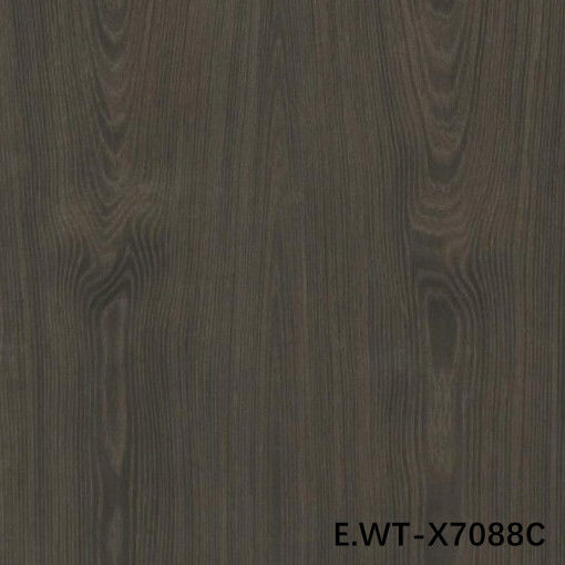 High-End Thiết kế gỗ veneer Walnut châu Âu E.WT-X7088C Crown cắt ba bông hoa cho trang trí cửa