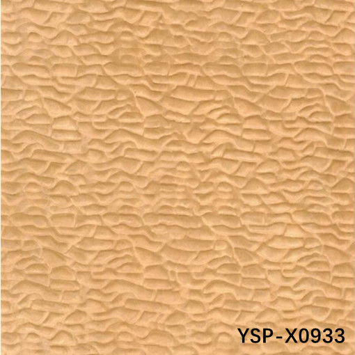 Màu vàng Camphor Sapele Pommele High End Veneer gỗ bất thường cho trang trí khách sạn
