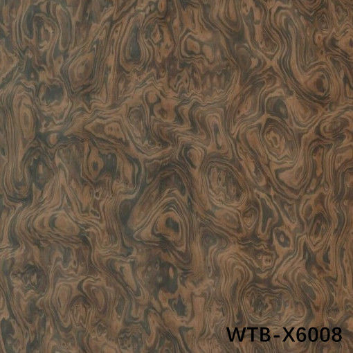 Đồ gỗ sửa đổi của Walnut Burl châu Âu 0.35-0.52mm WTB-X6008 Lửa lông cho vận chuyển và du thuyền