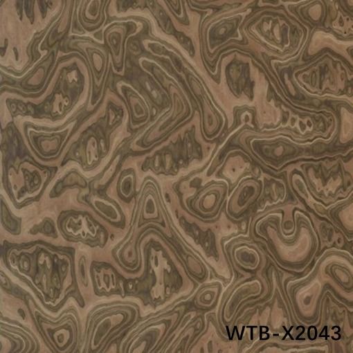 Gỗ Veneer Tái Tạo 2500*640mm Cắt Lát Vân Gỗ Burl Dùng Cho Cửa Nội Thất Có Thể Sao Chép Mẫu Của Khách Hàng X2043/X2082/X2833/X8008/X3388