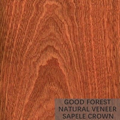 Veneer gỗ Sapele tự nhiên Veneer vân gỗ để trang trí