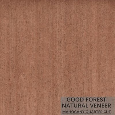 Gỗ tự nhiên Hardly Mahogany Veneer Custom Crown Cut Grain
