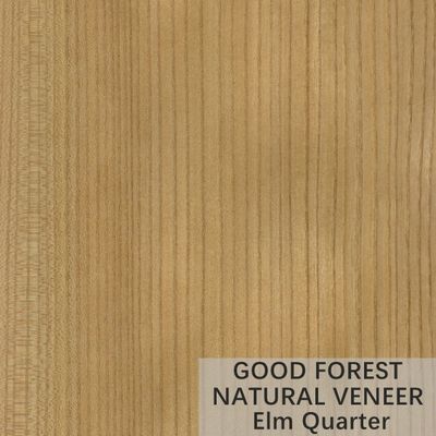 ELM Gỗ tự nhiên Veneer Crown Cut Grain Cung cấp dịch vụ tùy chỉnh