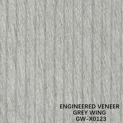 ISO trang trí 3100mm Thiết kế gỗ veneer cánh bất thường hạt kỳ lạ màu xám GW-X0123/X0133