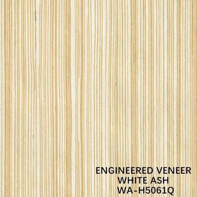 Recon Ash Wood Veneer Sheets Màu vàng cắt quý WA-H5061Q cho cửa ra vào / Windws
