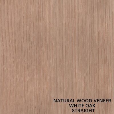 Gỗ veneer sồi tự nhiên của Mỹ Cắt quý / Hạt thẳng Độ dày lớp AAA 0,5-0,55mm cho mặt tủ