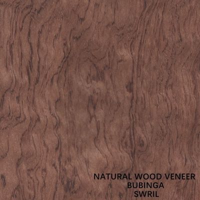 Nội thất / Nhạc cụ Châu Phi Gỗ veneer tự nhiên Bubinga Swirl Grain 0.5mm