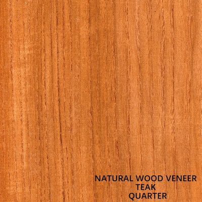 Đồ Nội Thất Và Khách Sạn Gỗ Tếch Tự Nhiên Veneer Khu Phố Cắt Thẳng Kết Cấu Rõ Ràng
