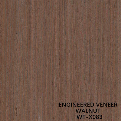 Phân chế gỗ óc chó veneer hạt thẳng tùy chỉnh chiều dài 2030mm cho mặt đồ nội thất WT-X083